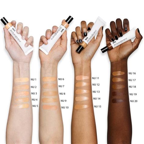 ysl swatches dark skin|ysl beauty tinted foundation.